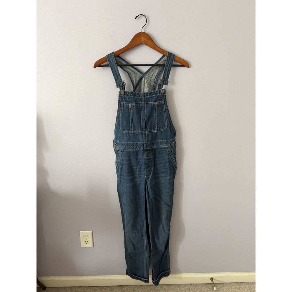 Free People Denim Overalls